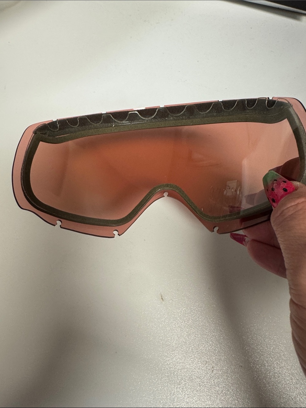 Replacement lenses for Oakley Crowbar snow goggle in Rose and Dark Grey 17% - Picture 3 of 6